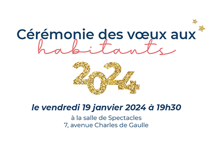 Cérémonie des vœux 2024 aux habitants