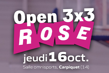 Open 3×3 Rose