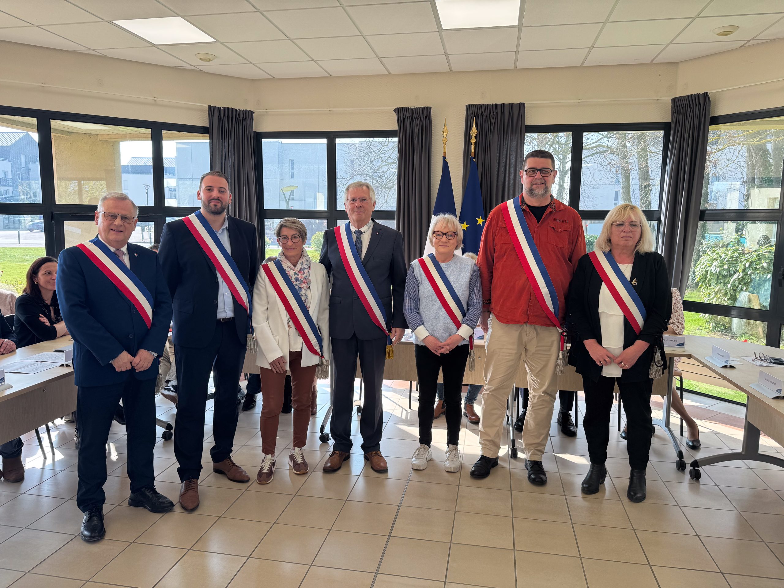 Installation du conseil municipal et réélection du maire de Carpiquet